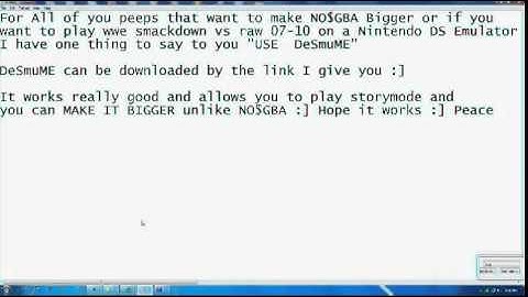 Make No$gba Screen Bigger