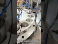 Double-head rotary receiving machine for pickle jar, Glass bottle rotary receiving machine #factory