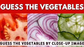 クローズアップ画像からこれらの野菜を識別できますか? |野菜クローズアップクイズ screenshot 1