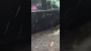 Heavy rain leads to flash floods in London