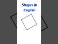 10 Types of Shapes in English 🔶 | English Practice |
