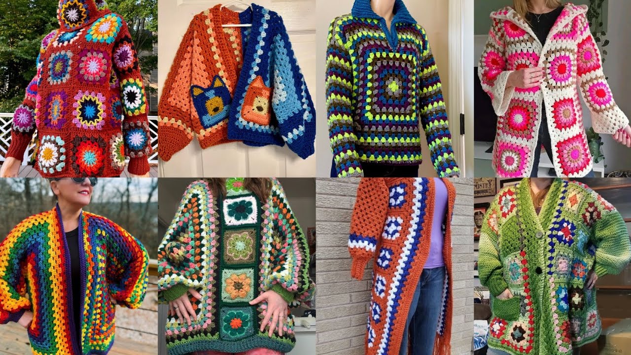 Crochet Cardigan Trendy New Design Ideas 2025 