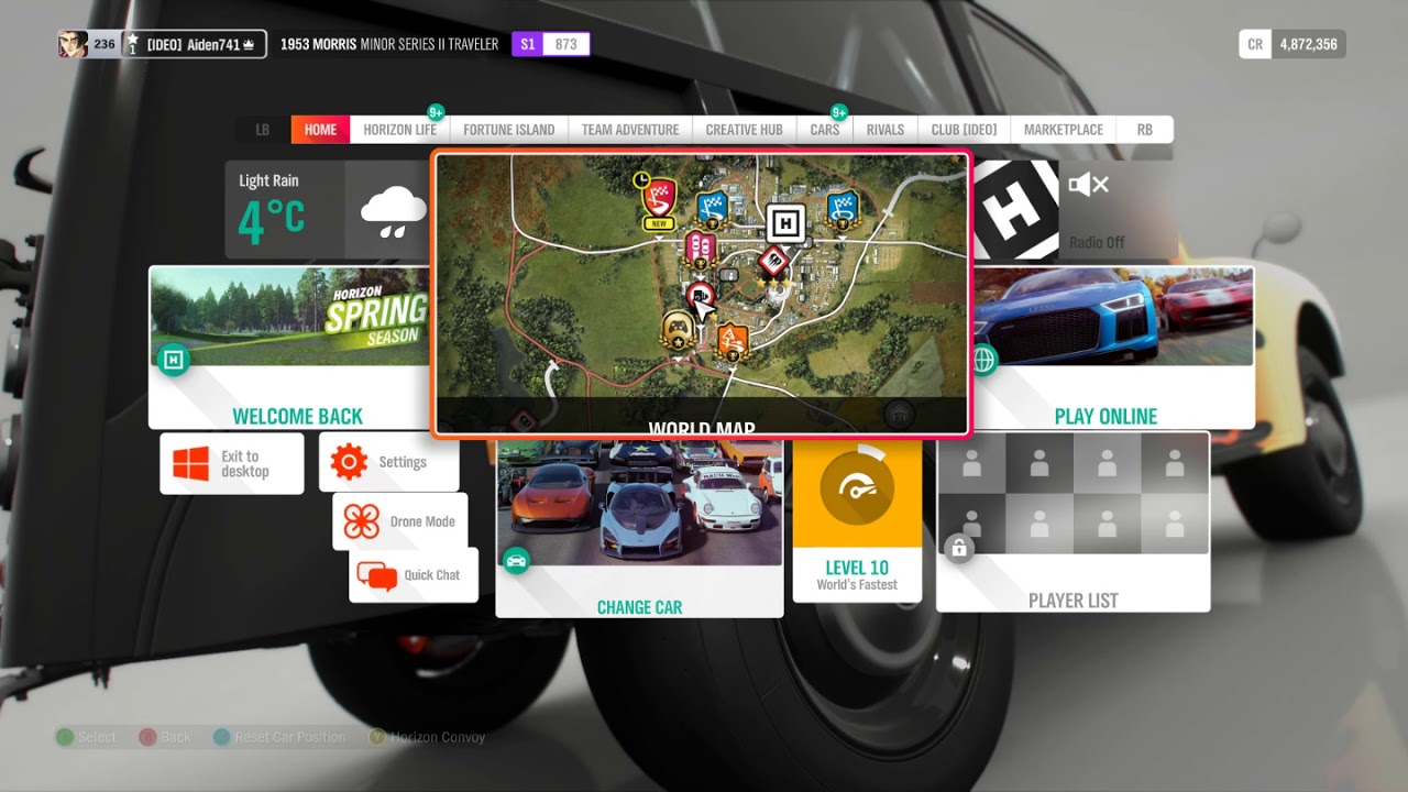 Forza Horizon 4 Reverse Wheelie YouTube