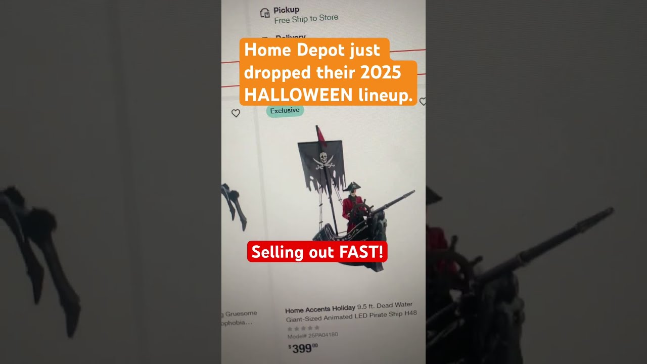 2025 HomeDepot Halloween Just Dropped Selling Out Fast Many Online Exclusives Decoration