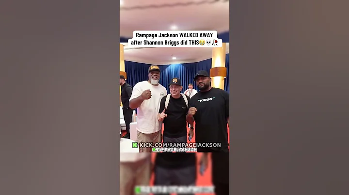 Rampage Jackson WALKED AWAY after Shannon Briggs did THIS #Fist #Shannon #Rampage #UFC ￼