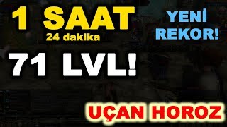 1 Saatte 71 Lvl Daha Iyisi Yok Yeni Rekor Knight Online Speedrun 2020 Uçan Horoz