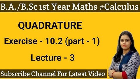 How Find The Aera Between Two Curves ||Calculus B. A. /B. Sc 1st 1st Year Maths