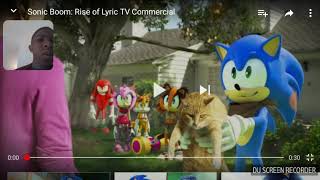 Alijah reacts to Sonic boom: rise of lyric tv commercial