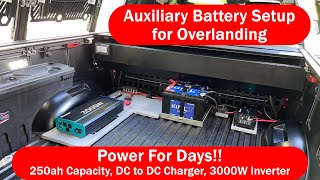 Power For Days!..Dual Auxiliary Battery Setup..Renogy DCC50S, Ionic Lithiums, Renogy 3000W Inverter by NitroZ18 Fishing 3,724 views 9 months ago 40 minutes
