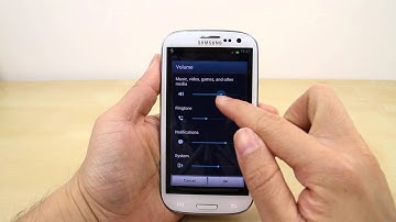 How to Adjust the Volume on Samsung Galaxy S3 (aka S III S 3)