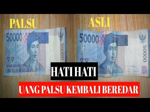 CARA ATAU TIPS MEMBEDAKAN UANG ASLI DAN PALSU  YouTube