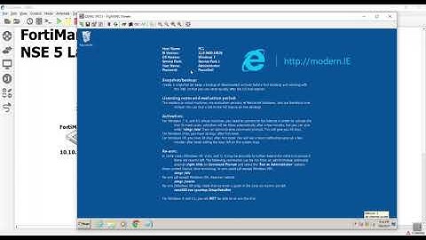 1 2 NSE 5 FortiManager and FortiAnalyzer initial Configuration GNS3 Part 2