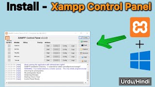 Installation - Xampp Control Panel on Windows 10/11 - Urdu/Hindi - Sammu Tech