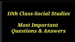 Social Studies most important Q&A||2.IDEAS OF DEVELOPMENT||Prerana material#ap10thclassexams2022