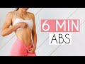 6 MIN FLAT ABS WORKOUT (At Home No Equipment)