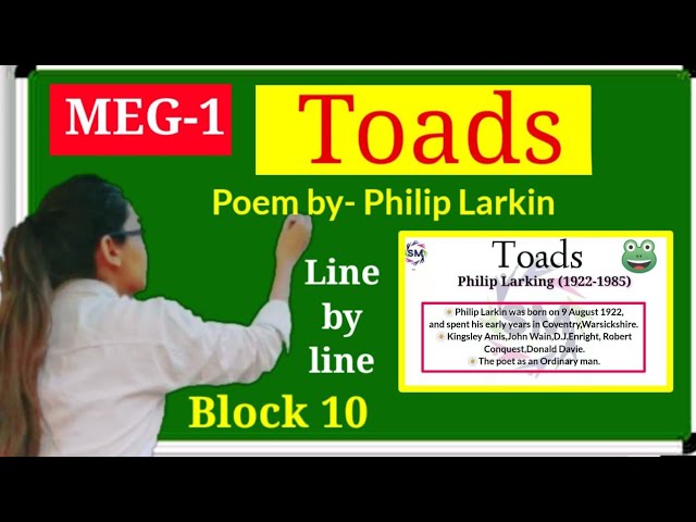toads philip larkin summary