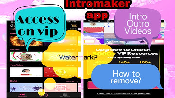 HOW TO REMOVE WATERMARK FOR INTROMAKER APP?(videomaker for intro and outro)
