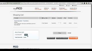 myFICO promo code for January 2014