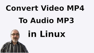 Convert MP4 to MP3 in LINUX