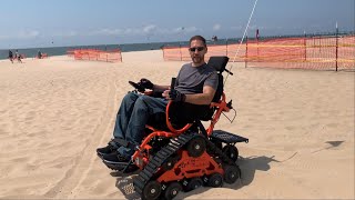 Beach Track Wheelchair - It&#39;s a TANK!!