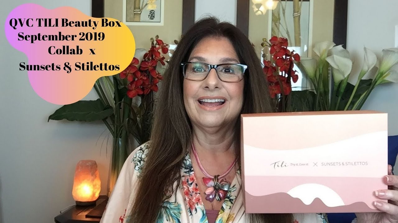 NEW QVC TILI Monthly Beauty Box September 2019 Collab with Sunsets and