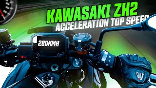 KAWASAKI ZH2 | ACCELERATION 🔥 0-280 KM/H - PURE SOUND