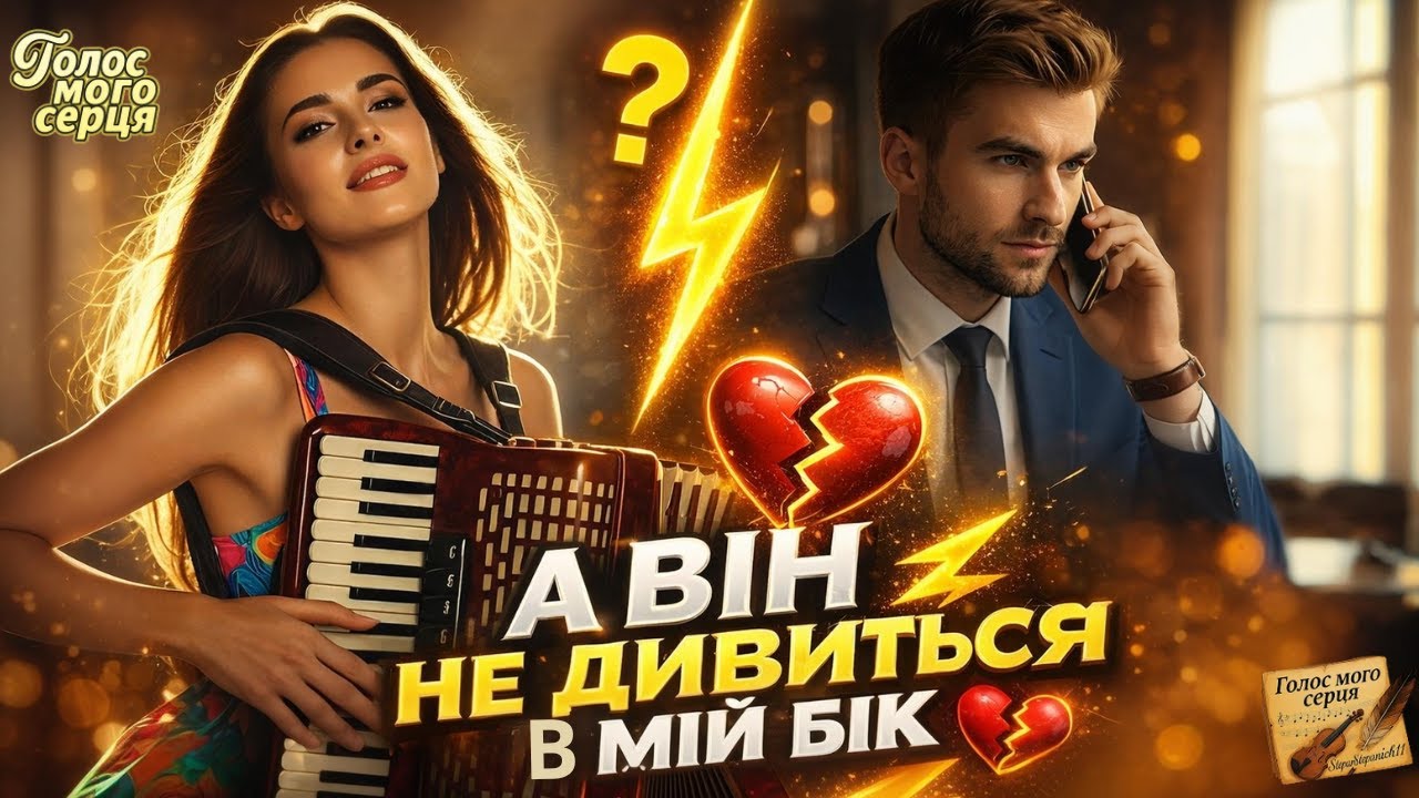 А він й не дивиться в мій бік — Голос мого серця | Танцювальна українська pop-folk пісня