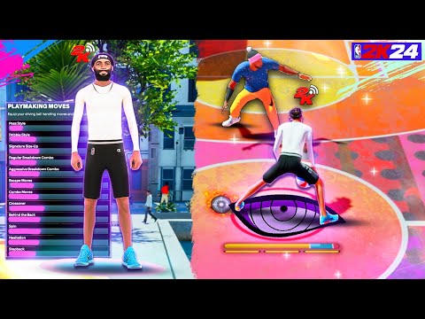 These are the FASTEST Dribble Moves in NBA 2K24😈! BEST COMP SIGS🤯