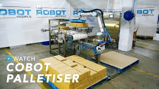 Cobot Palletiser Automatic Adjustment - The Robot People