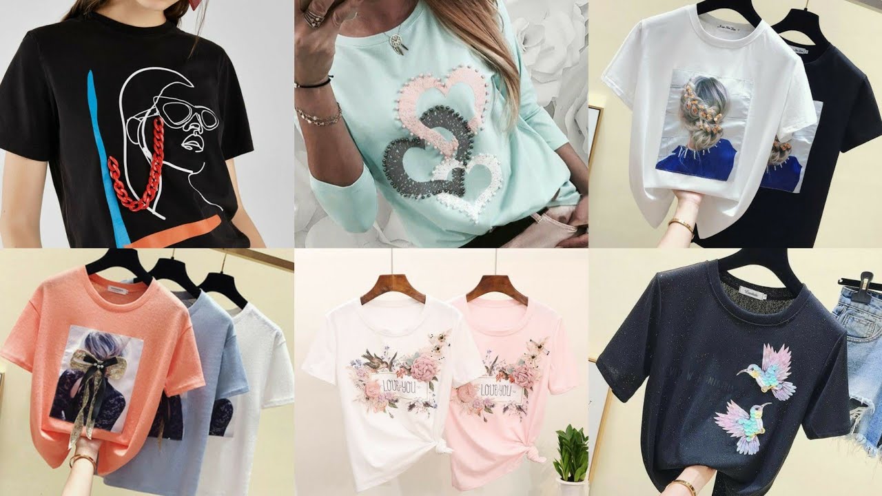 New T Shirt Design 2020 For Girls T Shirt Design For Girls Cool T
