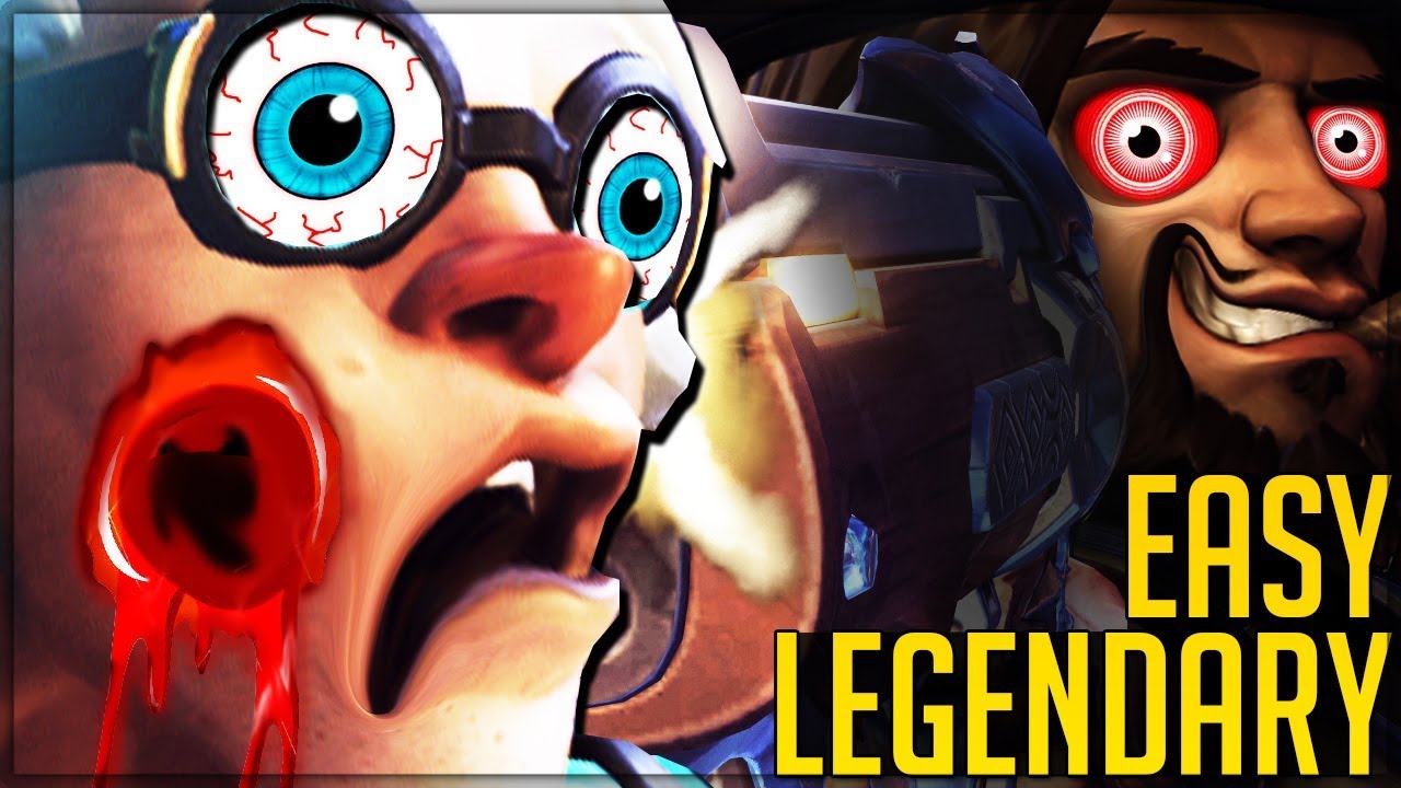 LEGENDARY BEATING OF LEGENDARY JUNKENSTEIN'S REVENGE - Overwatch Halloween 2017! (Guide/Tips/Fun)