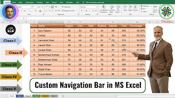 How to Create Custom Navigation Bar in Excel | Make a Custom Sidebar in Excel