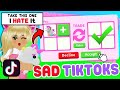 Reacting to the SADDEST Adopt Me Roblox TikToks On The Internet TRY NOT TO CRY CHALLENGE IMPOSSIBLE