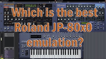 Roland JP80x0 Emulations Demo Updated