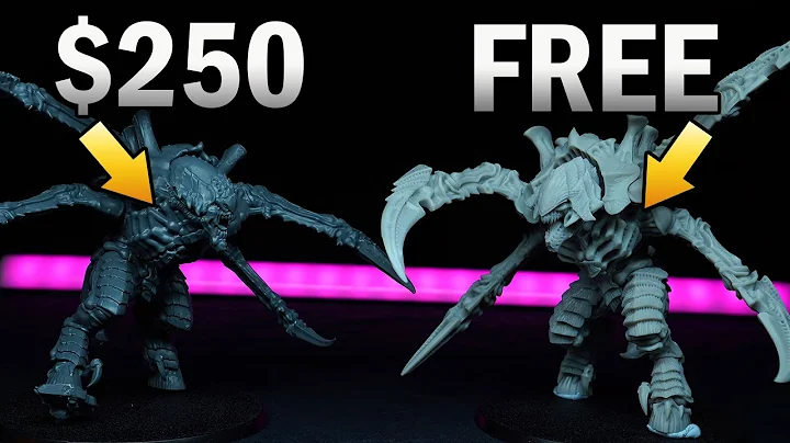 Games Workshop VS 3D Printed