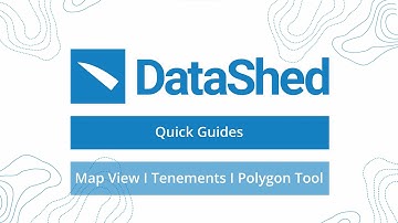 DataShed5 Tips - Map View - Tenements and Polygon Select Tool