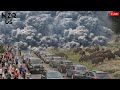 Unexpected Today! Seconds! Eruption Old Faithful Geysers Massive, Spitting Hot water very high sky