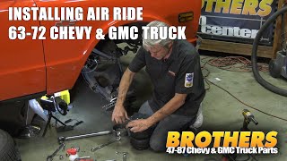 196372 Chevy & GMC Truck Air Ride / C10 Suspension / Air Bags Install