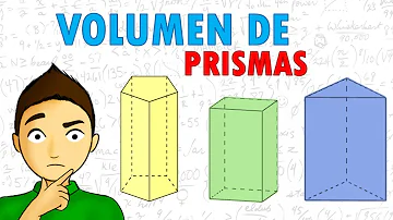 ¿Cómo se calcula el volumen de un prisma y una pirámide?