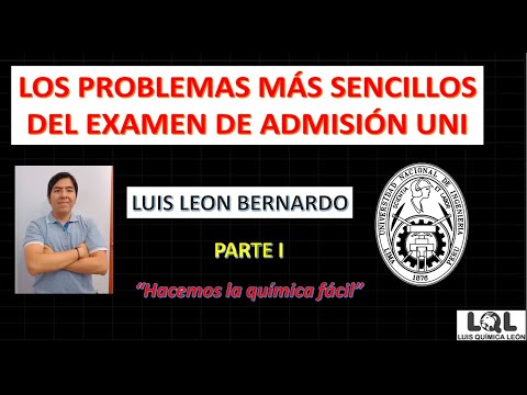 LOS PROBLEMAS MÁS FÁCILES DEL EXAMEN DE LA UNI