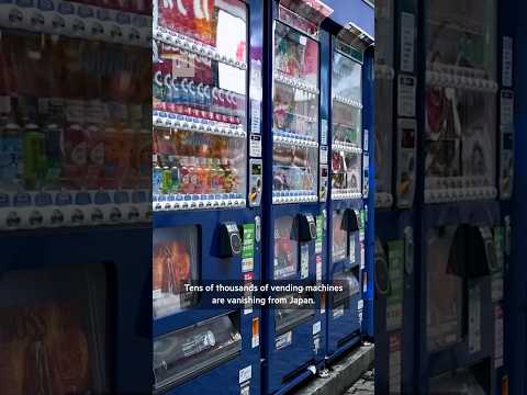 Why is Japan losing its thirst for vending machines? | FT #shorts