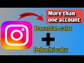 How to Use Two Instgram Account in One App || Ek se Jada Account Insta pe Kaise Chalaye