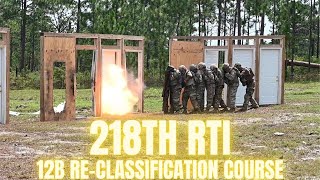 South Carolina National Guard's 218th RTI conducts 12B Re-Classification Course