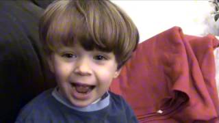 Cute kid reads the Gruffalo!