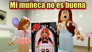 MI MUÑECA NO ES BUENA 😳😲HISTORIA DE ROBLOX BROOKHAVEN