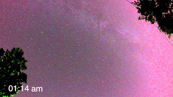 Perseid Meteor Shower Time-lapse - August 13, 2015 4k