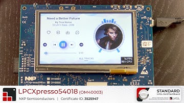 NXP LPCXpresso54S018 - board certification review | LVGL