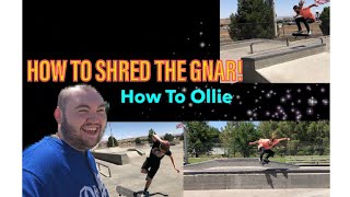 How To Shred The Gnar!: How To Ollie On A Skateboard