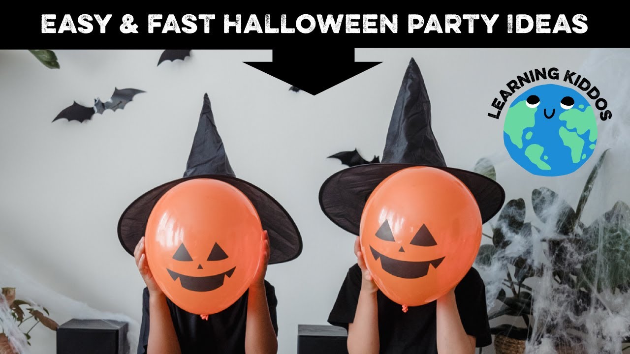 Easy and fast Halloween party entertainment for kids YouTube