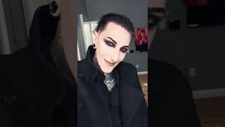 CHRIS MOTIONLESS GET BACK TO HISR BLACK HAIR 202 Resimi